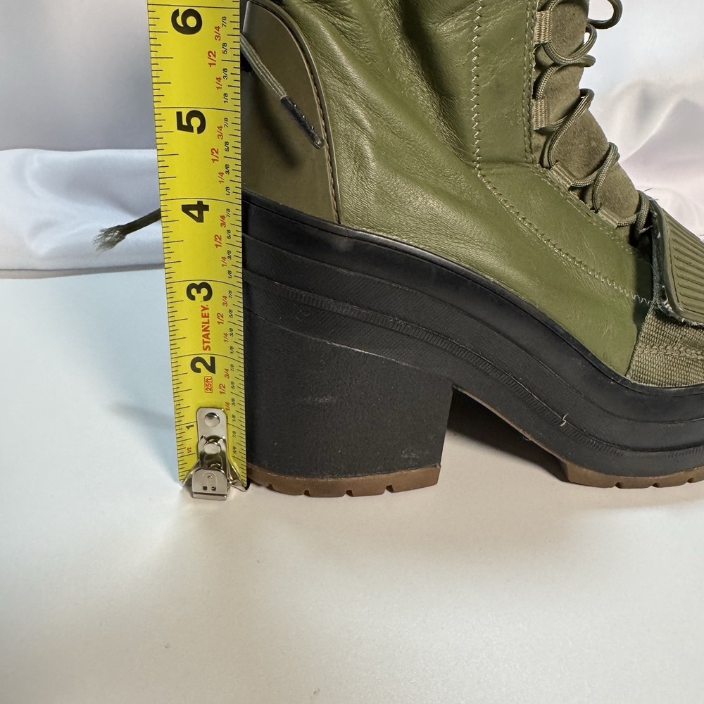 Converse Chuck Taylor Women Size 6.5 All Star Platform Boots Moss Green GR82 - Picture 9 of 11